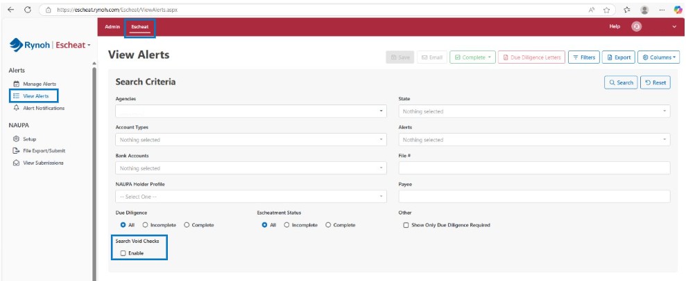 20250804_Voided Checks Search